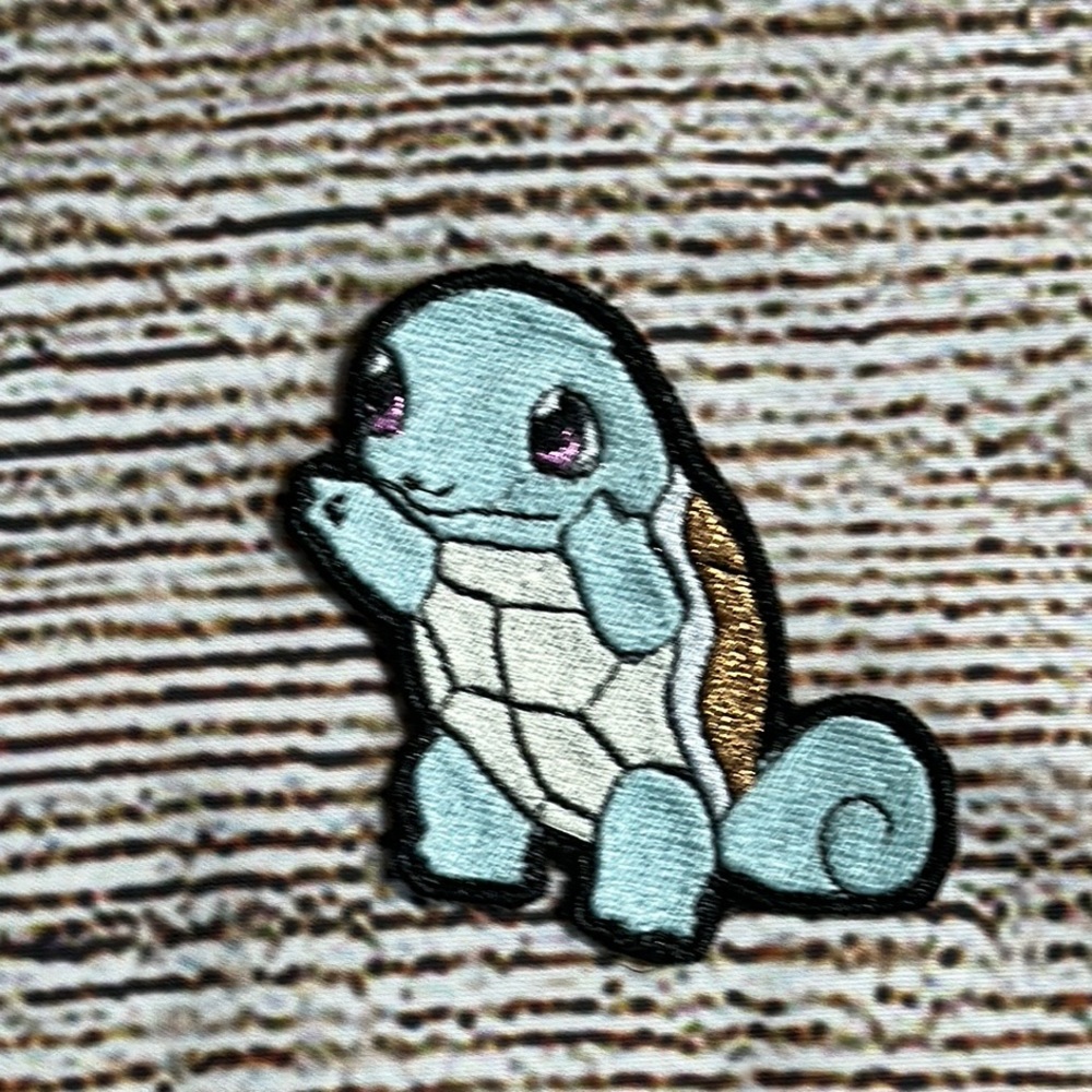 Squirtle iron on patch